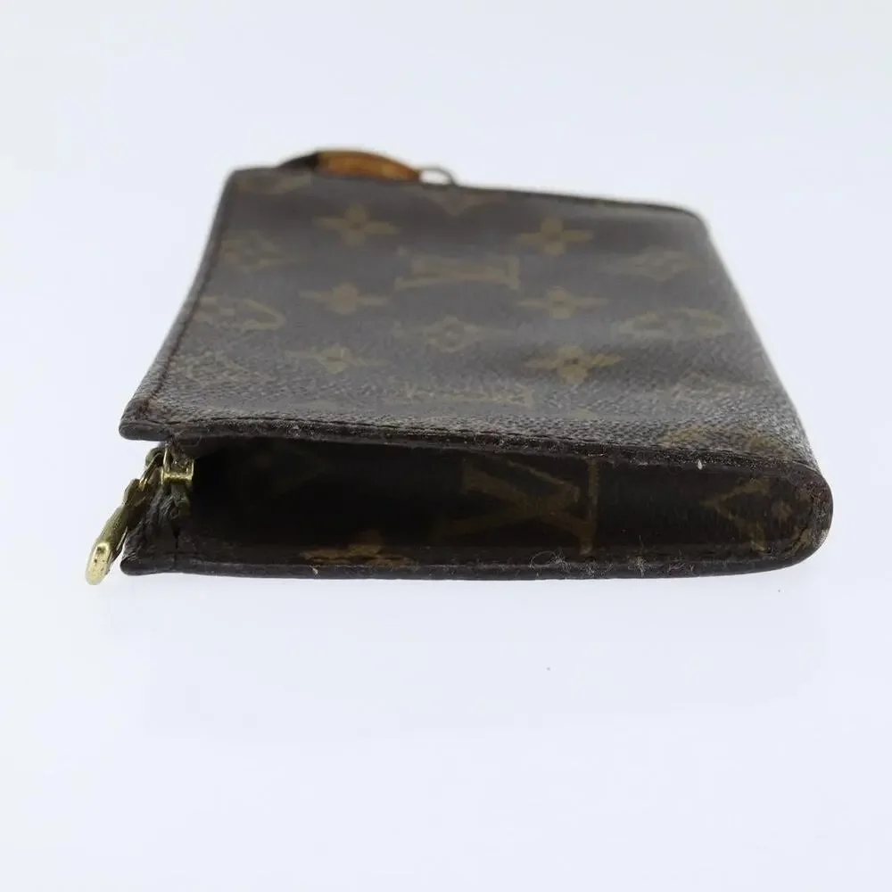 Louis Vuitton Monogram Bucket PM Accessory Pouch Brown